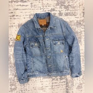 Lucky Brand (Yellowstone) Blue Denim Jacket with Patch